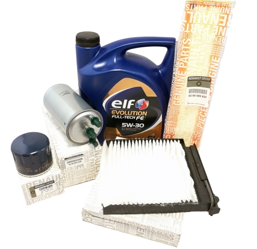 ZESTAW FILTRÓW OLEJ DACIA DUSTER 1.5 DCI 86KM ORYGINAŁ