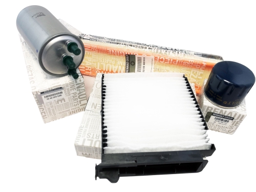 ZESTAW FILTRÓW DACIA DUSTER 1.5 DCI 86KM ORYGINAŁ