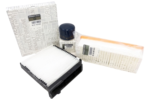 ZESTAW FILTRÓW DACIA DUSTER 1.5 DCI 90KM ORYGINAŁ