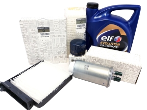 ZESTAW FILTRÓW OLEJ DACIA DUSTER 1.5 DCI 90KM ORYGINAŁ