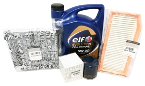 ZESTAW FILTRÓW OLEJ DACIA DUSTER 1.5 DCI 110KM ORYGINAŁ