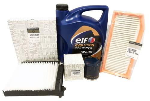 ZESTAW FILTRÓW OLEJ DACIA DUSTER 1.5 DCI 110KM ORYGINAŁ