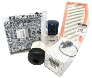 ZESTAW FILTRÓW DACIA DUSTER 1.5 DCI 110KM ORYGINAŁ