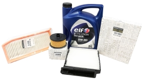 ZESTAW FILTRÓW OLEJ DACIA DUSTER 1.2 TCE 125KM ORYGINAŁ