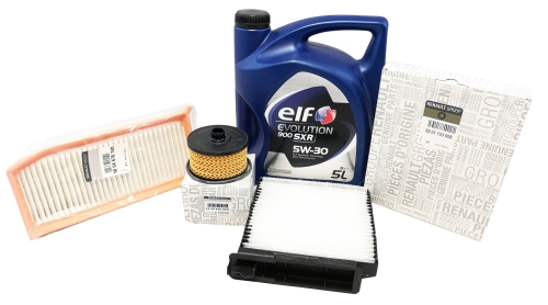 ZESTAW FILTRÓW OLEJ DACIA DUSTER 1.2 TCE 125KM ORYGINAŁ