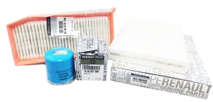 ZESTAW FILTRÓW DACIA DOKKER 1.6 102KM ORYGINAŁ