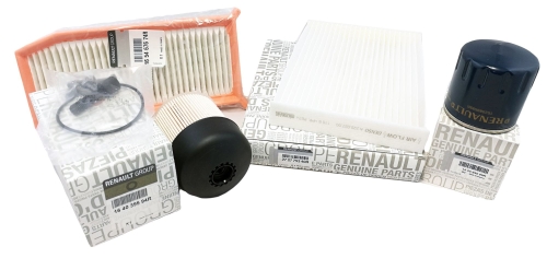 ZESTAW FILTRÓW DACIA DOKKER 1.5 DCI 75 90KM ORYGINAŁ