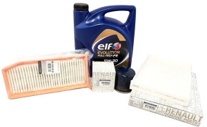 ZESTAW FILTRÓW OLEJ DACIA DOKKER 1.5 DCI 75 90KM ORYGINAŁ