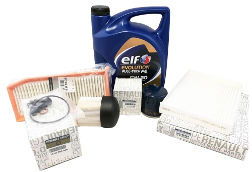 ZESTAW FILTRÓW OLEJ DACIA DOKKER 1.5 DCI 75 90KM ORYGINAŁ