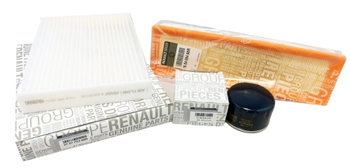 ZESTAW FILTRÓW DACIA DOKKER 1.6 84KM ORYGINAŁ