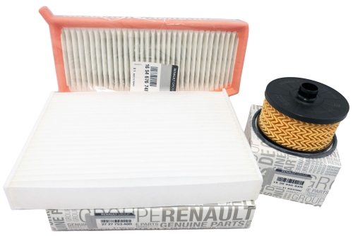 ZESTAW FILTRÓW DACIA DOKKER 1.2 TCE 115KM ORYGINAŁ