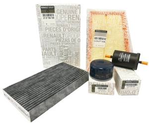 ZESTAW FILTRÓW RENAULT MEGANE III 1.6 16V ORYGINAŁ