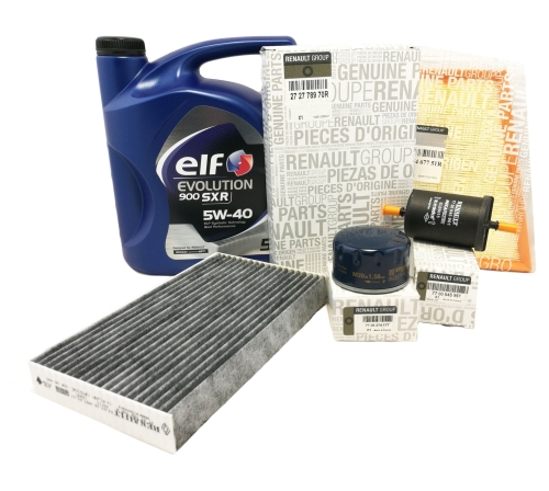 ZESTAW FILTRÓW OLEJ RENAULT MEGANE III 1.6 16V ORYGINAŁ