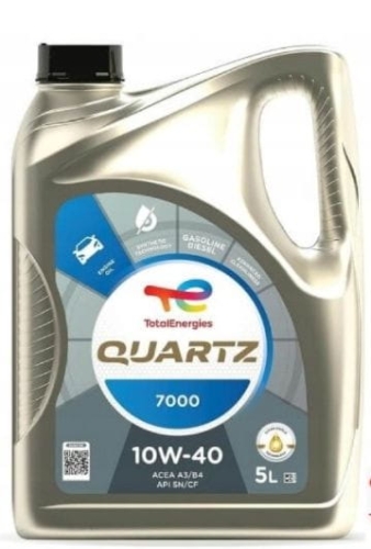 OLEJ SILNIKOWY TOTAL QUARTZ 7000 10W40 5L CITROEN PEUGEOT
