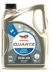 OLEJ SILNIKOWY TOTAL QUARTZ 7000 ENERGY 10W40 4L CITROEN PEUGEOT