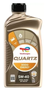 OLEJ SILNIKOWY TOTAL QUARTZ 9000 ENERGY 5W40 1L CITROEN PEUGEOT