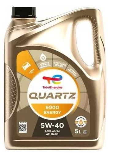OLEJ SILNIKOWY TOTAL QUARTZ 9000 ENERGY 5W40 5L CITROEN PEUGEOT
