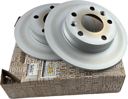 TARCZE HAMULCOWE TYŁ RENAULT MEGANE IV CAPTUR II KPL. ORYGINAŁ 440A06575R