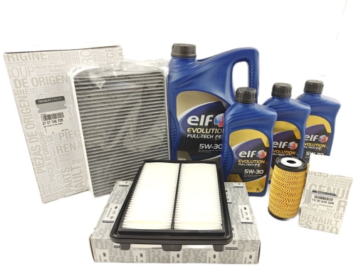 RENAULT KOLEOS II 2.0 DCI ZESTAW OLEJ FILTRY ORYGINAŁ