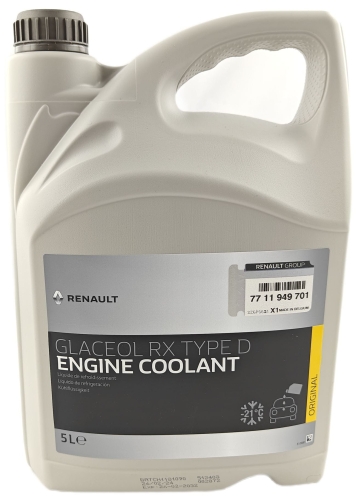 PŁYN DO CHŁODNIC RENAULT GLACEOL RX D 5L ORYGINAŁ 7711949701