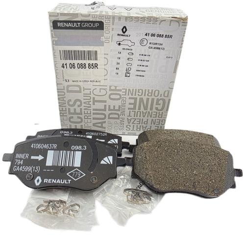 KLOCKI HAMULCOWE RENAULT CLIO V 19- 410608885R ORYGINAŁ