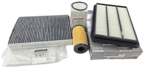 RENAULT KOLEOS II 2.0 BLUE DCI ZESTAW OLEJ FILTRY ORYGINAŁ