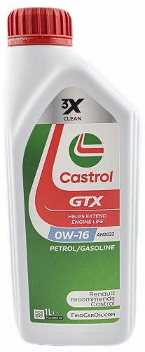 CASTROL GTX 0W16 AN2022 1L OLEJ SILNIKOWY