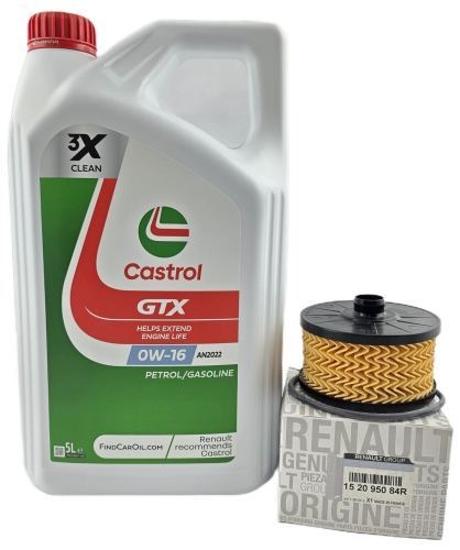 DACIA BIGSTER 1.2 TCE ZESTAW  FILTR OLEJ ORYGINAŁ