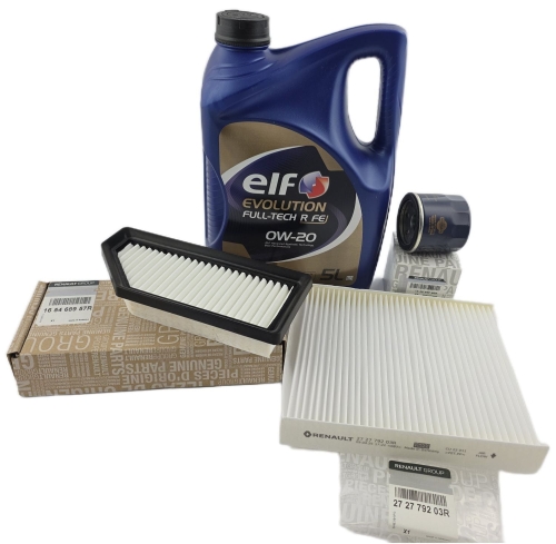 DACIA DUSTER III 1.6 HYBRID ZESTAW OLEJ FILTRY ORYGINAŁ