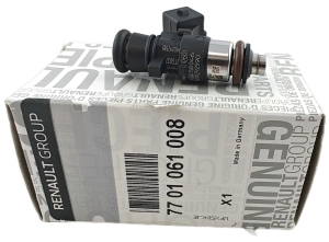 WTRYSKIWACZ RENAULT DACIA 1.2 16V 7701061008 ORYGINAŁ 