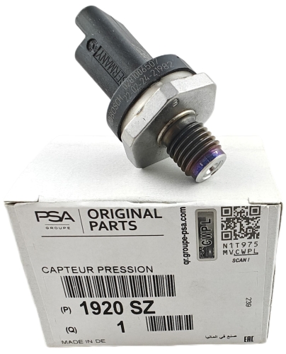 CZUJNIK CIŚNIENIA PALIWA CITROEN PEUGEOT 2.0 HDI 1920SZ ORYGINAŁ