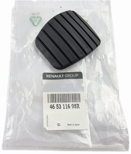 GUMA NAKŁADKA PEDAŁU HAMULCA  SPRZĘGŁA RENAULT TRAFIC III 465311698R ORYGINAŁ