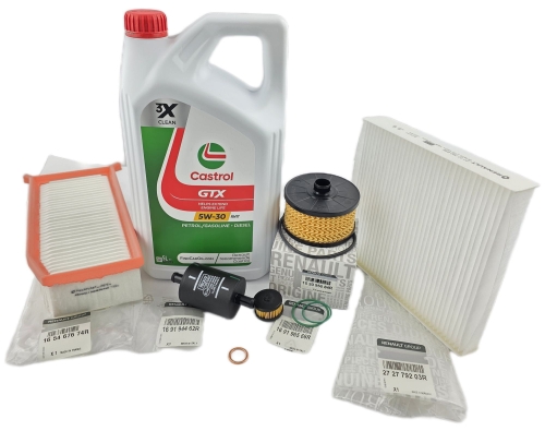 ZESTAW FILTRÓW OLEJ DACIA DUSTER II 1.0 TCE LPG ORYGINAŁ