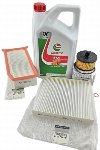 ZESTAW FILTRÓW OLEJ DACIA DUSTER II 1.0 TCE ORYGINAŁ