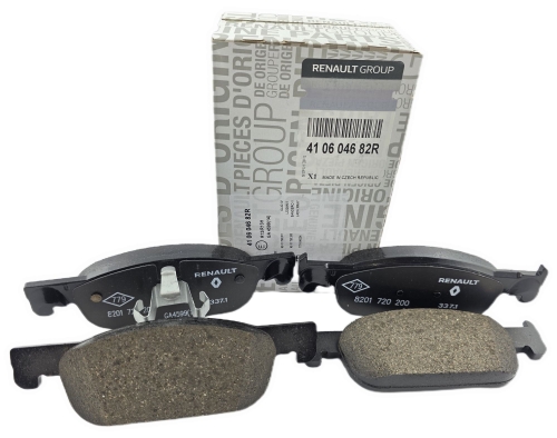 KLOCKI HAMULCOWE RENAULT CLIO IV LOGAN PRZÓD ORYGINAŁ 410604682R