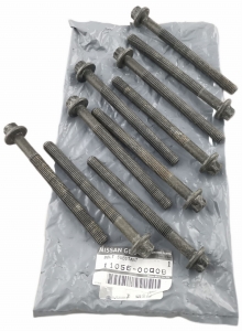 ŚRUBY POKRYWY GŁOWICY 1.5 DCI K9K RENAULT DACIA 1105600Q0B 7701478860 ORYGINAŁ