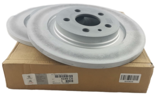 TARCZE HAMULCOWE CITROEN C8 PEUGEOT 807 TYŁ 4249C0 ORYGINAŁ