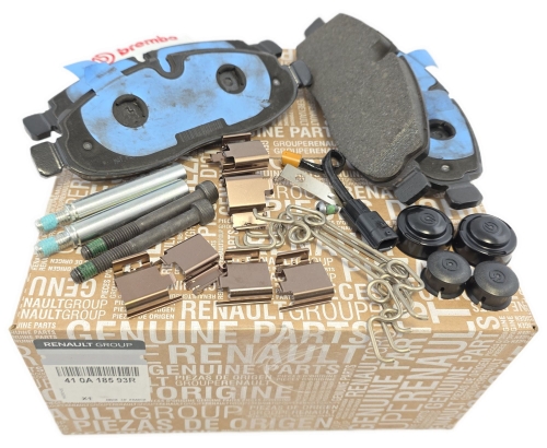 KLOCKI HAMULCOWE RENAULT MASTER IV PRZÓD 410A18593R ORYGINAŁ