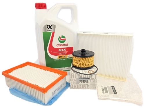 ZESTAW FILTRÓW OLEJ DACIA DUSTER II 1.0 TCE ORYGINAŁ