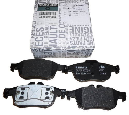 KLOCKI HAMULCOWE RENAULT TALISMAN LATITUDE TYŁ 440608281R ORYGINAŁ