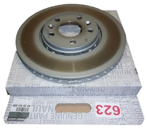 TARCZA HAMULCOWA RENAULT LAGUNA III ESPACE V PRZÓD 402064155R ORYGINAŁ