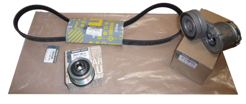 ZESTAW PASKA KLINOWEGO NAPINACZ LAGUNA II 1.9 DCI MASTER II ORYGINAŁ 117208883R