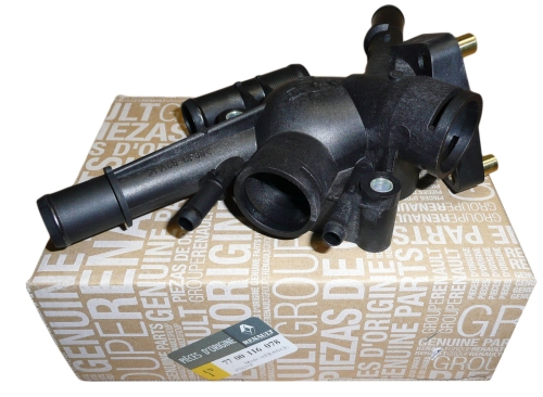 OBUDOWA TERMOSTATU RENAULT LAGUNA I 1.8 F3R 7700116078 ORYGINAŁ