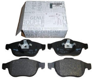 KLOCKI HAMULCOWE RENAULT LAGUNA II PRZÓD 410607613R ORYGINAŁ