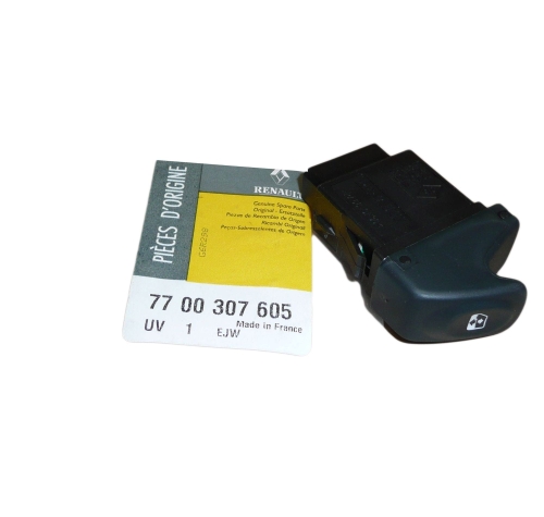 PRZYCISK SZYBY RENAULT KANGOO I 5 PIN 7700307605 ORYGINAŁ