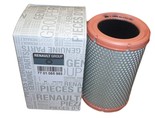 FILTR POWIETRZA RENAULT CLIO II KANGOO I TWINGO 1.2 7701065985 ORYGINAŁ