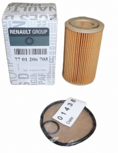 FILTR OLEJU RENAULT CLIO II KANGOO I 7701206705 ORYGINAŁ