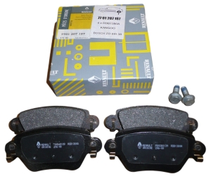 KLOCKI HAMULCOWE RENAULT KANGOO 4X4 TYŁ 7701207187 ORYGINAŁ