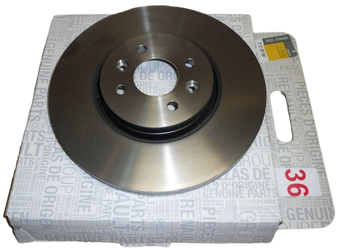 TARCZA HAMULCOWA RENAULT SCENIC II 1.9 DCI PRZÓD 7701207897 ORYGINAŁ