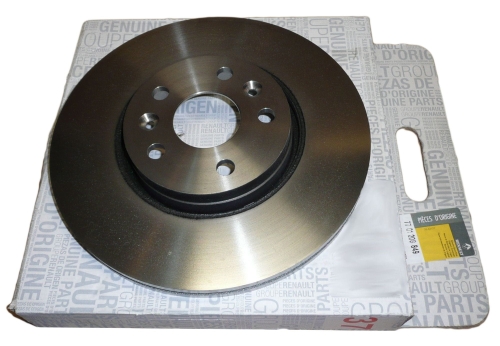 TARCZA HAMULCOWA RENAULT SCENIC II 2.0 DCI PRZÓD 7701208849 ORYGINAŁ